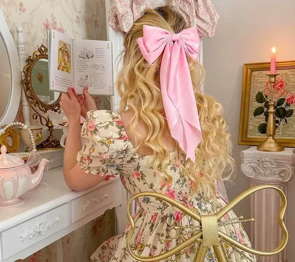 Large Bow Hair Clips (SET OF THREE) - She Mart