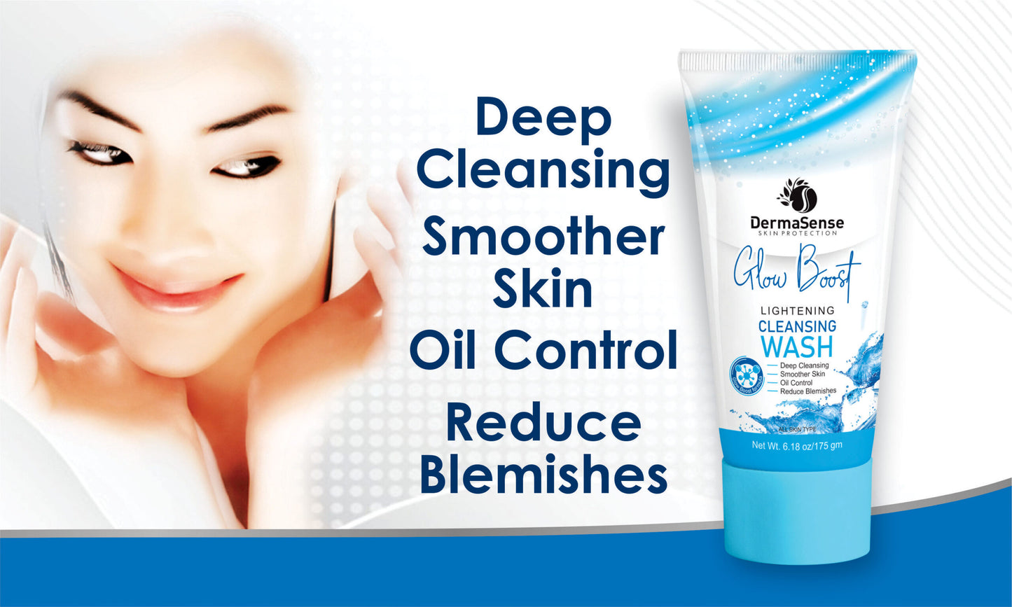 DermaSense Glow Boost Cleansing Wash 175G