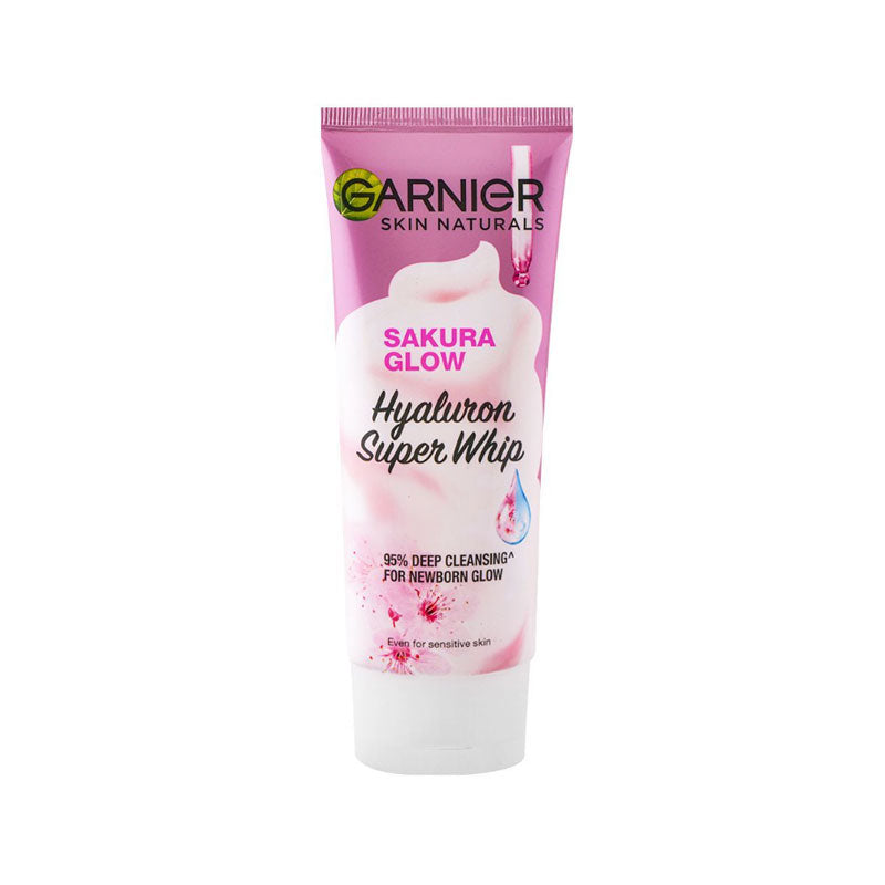 GARNIER SAKURA GLOW HYALURON SUPER WHIP FOAM 100ML