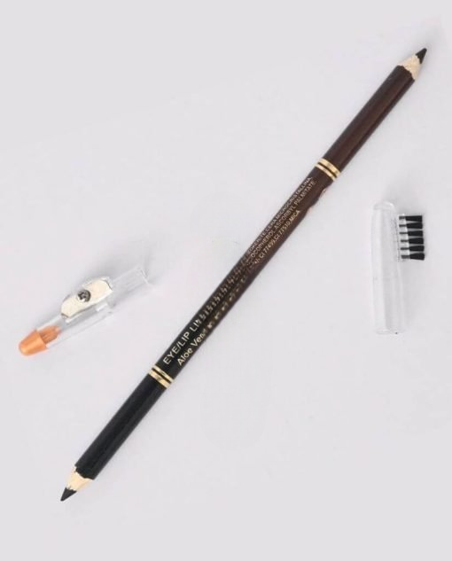 2 in 1 Black + Brown Eyeliner Eyebrow Pencil