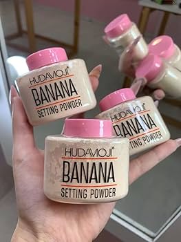 HUDAMOJI Banana Setting Loose Powder | Matte Finish Long Lasting Natural Face Makeup 42g