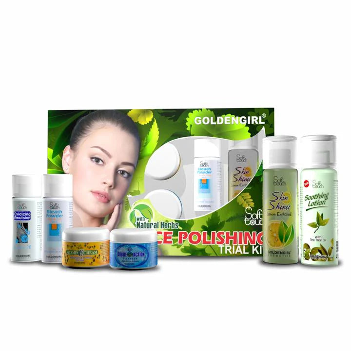 Soft Touch Face Polishing Trial Kit with Natural Herbs shemart
