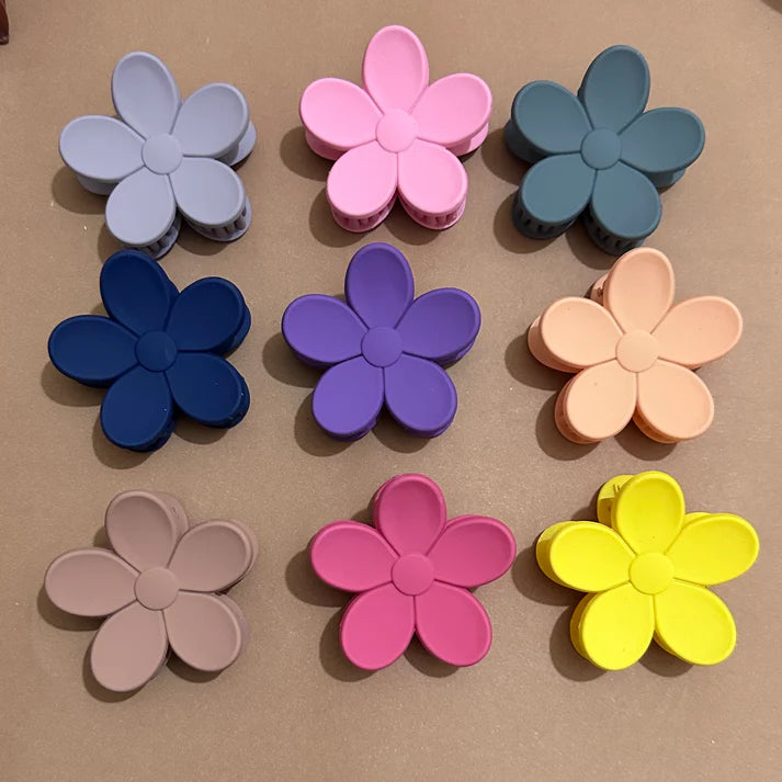 Blossom Flower Hair Claw Multi Colors