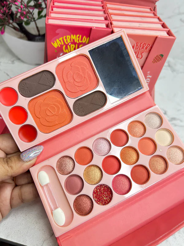 Anylady Make Up Kit Palette Eyeshadow Blusher Lipstick Glitter Eyeshadow Make Up Set