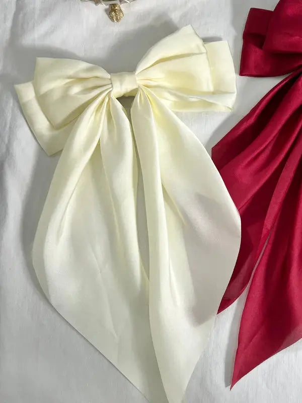 Large Bow Hair Clips (SET OF THREE) - She Mart