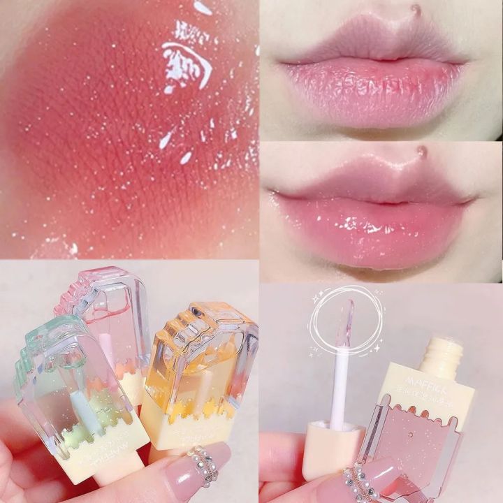Ice Cream Magic Lip Oil Color Changing Moisturizing Longlasting Lip Oil For Girls shemart