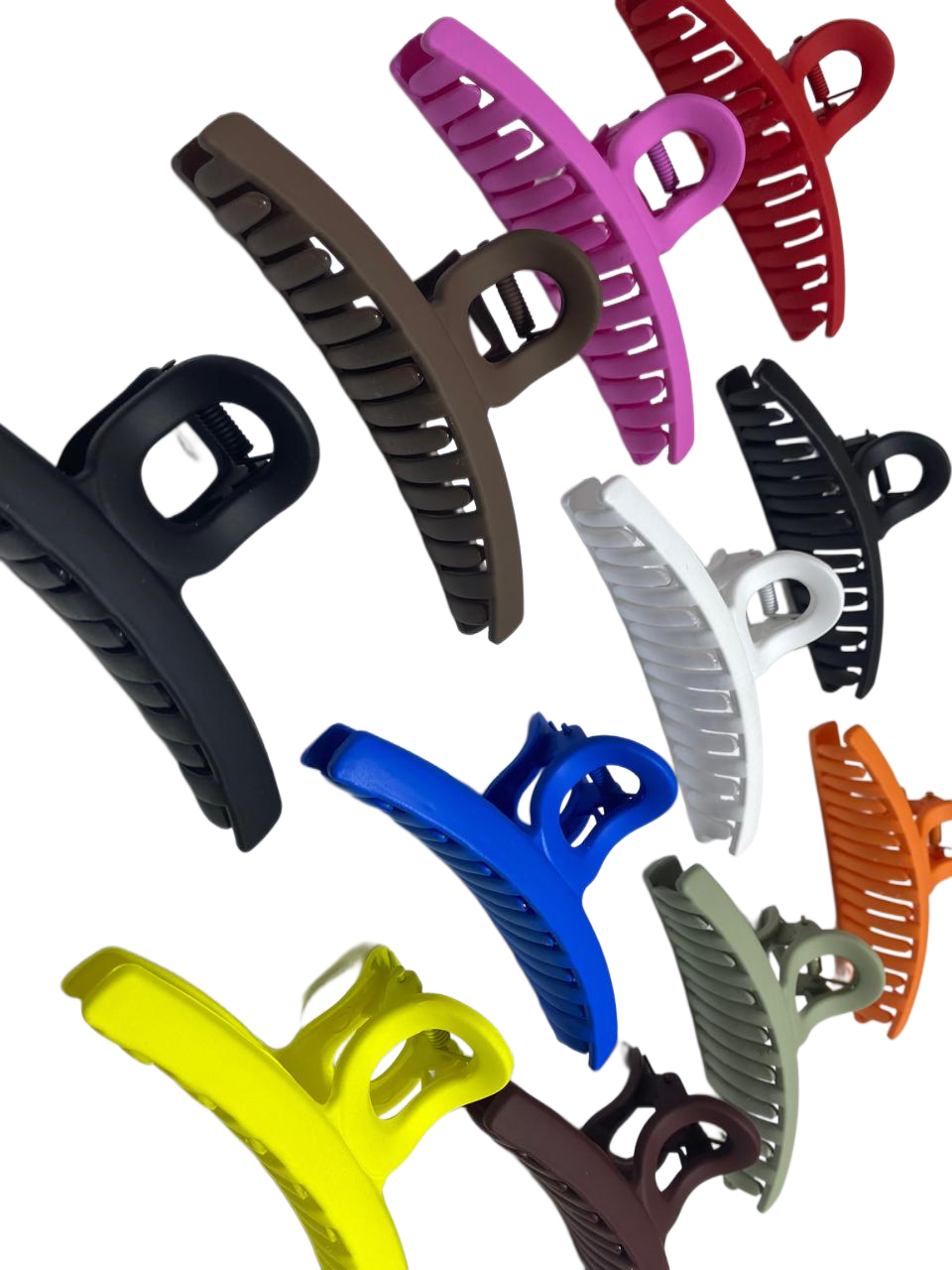 New Hair Claw Clips Mate Colorful Large Crab Hairpins for Girls/Women