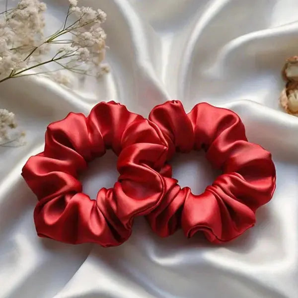 One Silk Scrunchie (Choose Color) - She Mart
