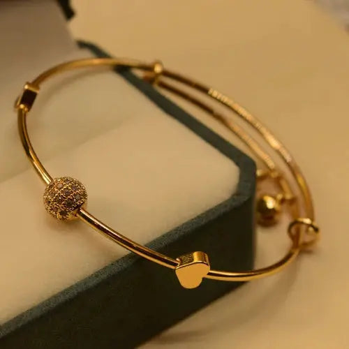 Elegant Design Golden Bracelet for Girls/Women - She Mart