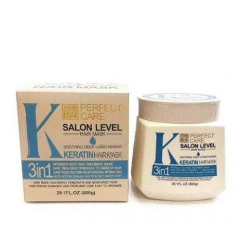 Wokali Perfect Care Salon Level 3 In 1Hair Mask With Keratin 800g