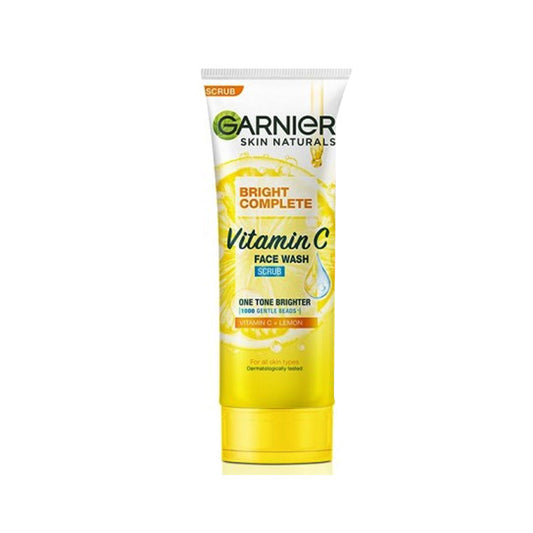 GARNIER BRIGHT COMPLETE VITAMIN C FACEWASH SCRUB 100ML