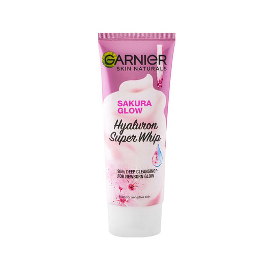 GARNIER SAKURA GLOW HYALURON SUPER WHIP FOAM 100ML