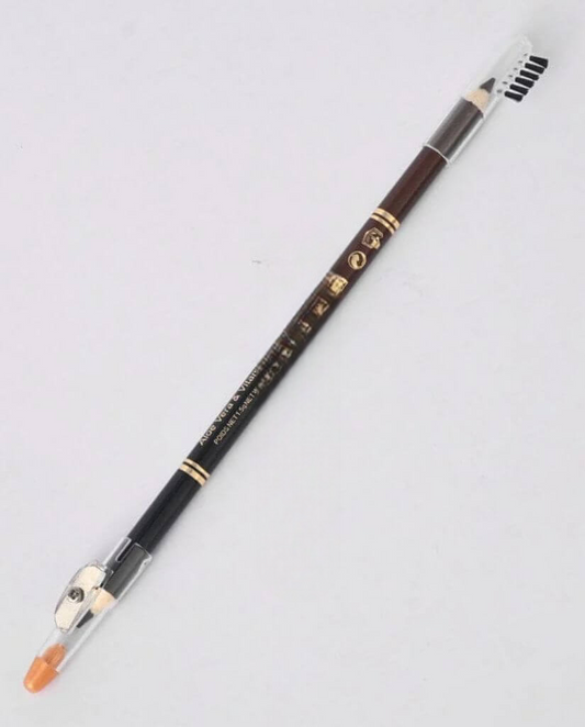 2 in 1 Black + Brown Eyeliner Eyebrow Pencil