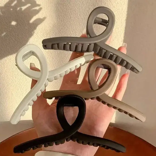 Set of 4 Nude Spiral Claw Clips - She Mart