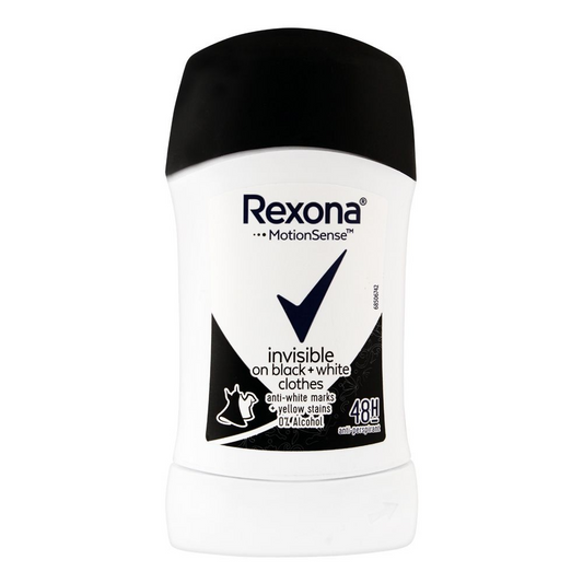 Rexona Motion Sense Invisible On Black + White Clothes Deodorant Stick | 40g