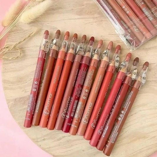 Flormar | Matte Lipstick Pencil 12pcs shemart