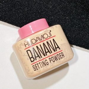 HUDAMOJI Banana Setting Loose Powder | Matte Finish Long Lasting Natural Face Makeup 42g