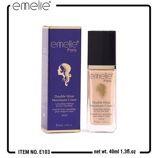 Emelie Double Wear Maximum Cover Foundation SPF 25