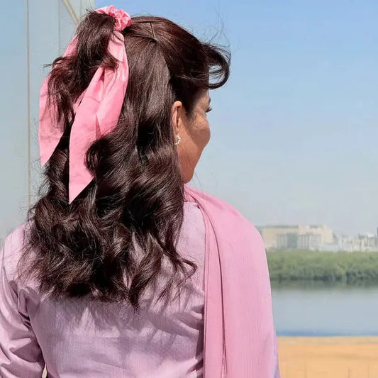 Silk Scarf Scrunchies - She Mart
