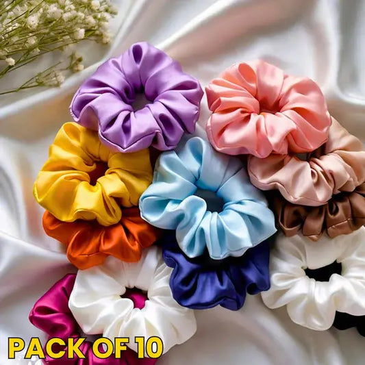 One Silk Scrunchie (Choose Color) - She Mart