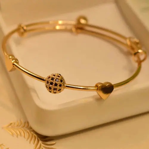 Elegant Design Golden Bracelet for Girls/Women - She Mart