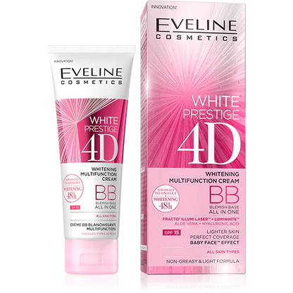 Eveline White Prestige 4D Whitening Multifunction BB Cream 50 ML shemart