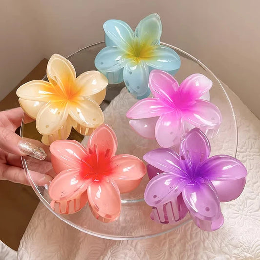 Large Flower Hair Claw Clip